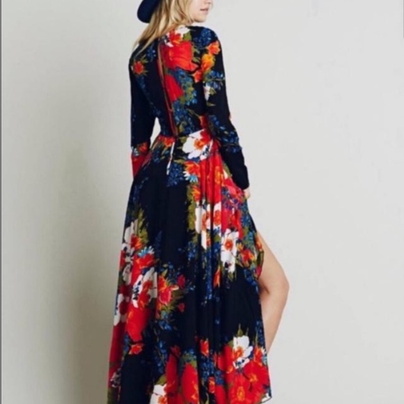 Free People First Kiss Long Sleeve Floral Maxi Dress - Picture 2 of 16